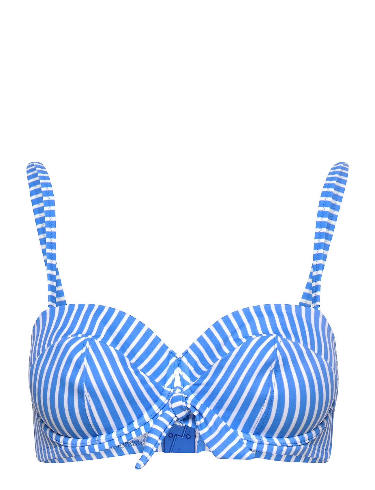 Beach Hut Swimwear Bikinis Bikini Tops Push-up Bikinitops Blue Freya