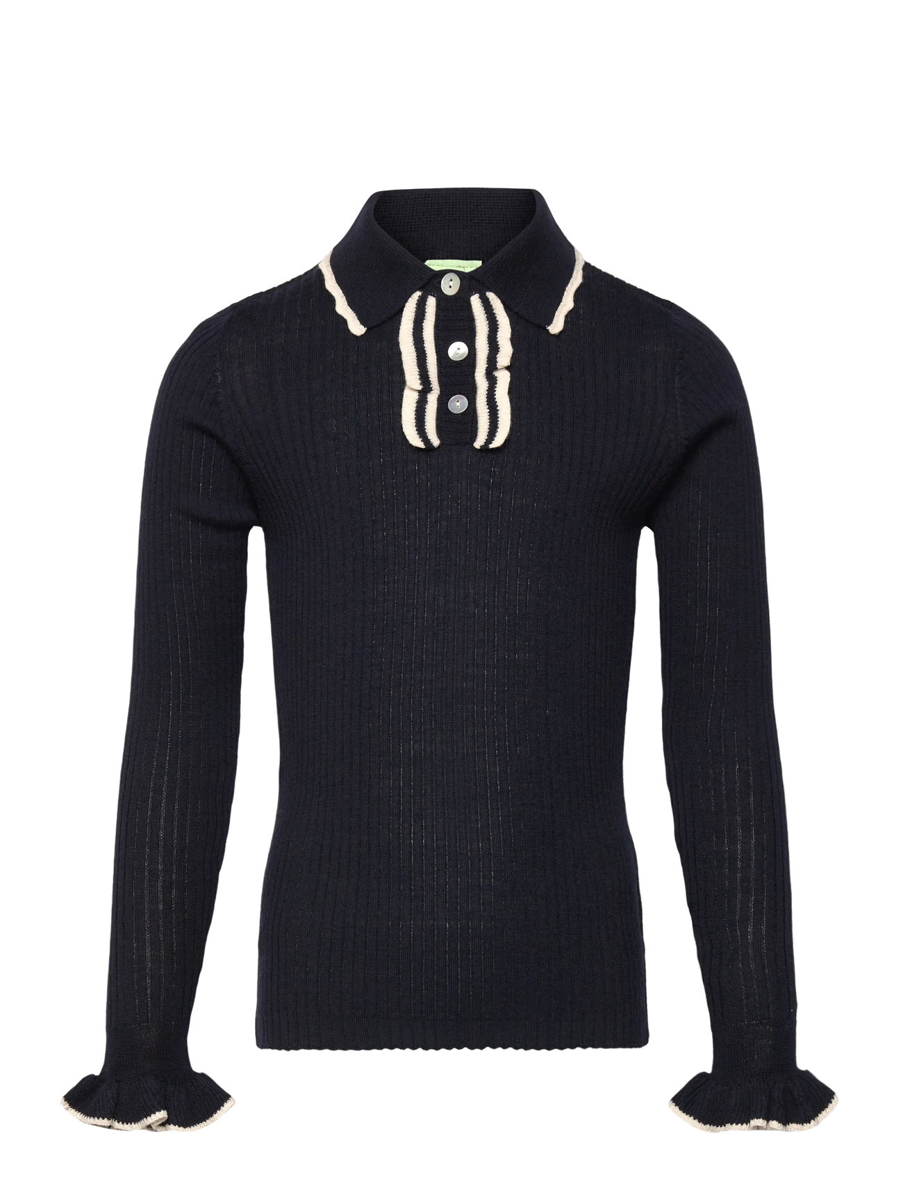 FUB Frill Polo Navy - 120 - Kinder