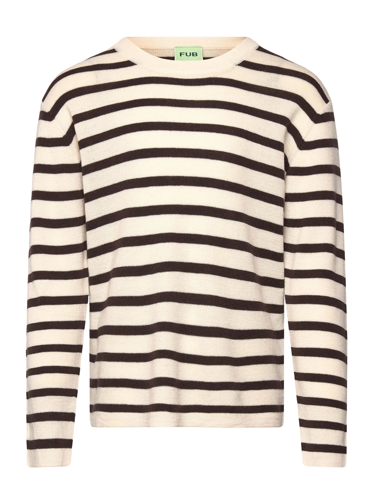 FUB Longsleeve Tee, 100, Cream, Strik > Pullovere, Børn