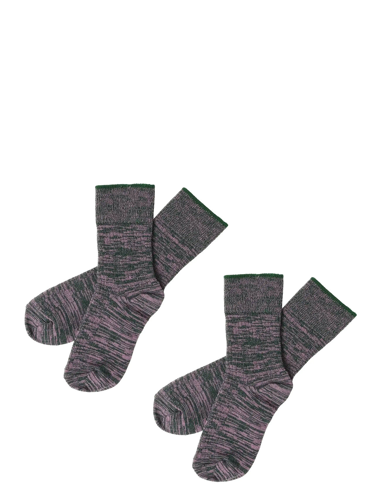 FUB 2-Pack Melange Socks, 22/24, Grey, Sokker & Strømpebukser > Sokker, Børn