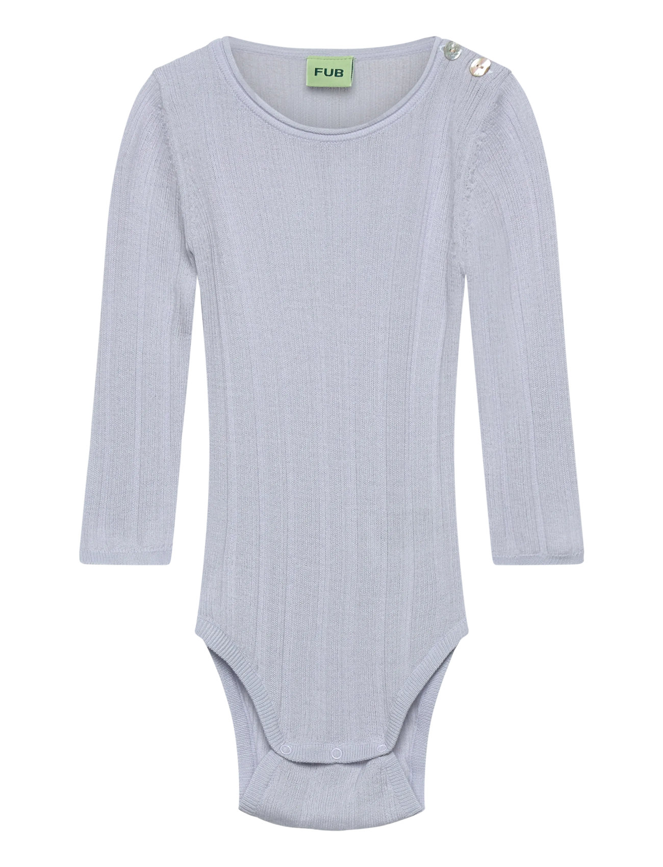 FUB Baby Rib Body Blau - 92 - Kinder