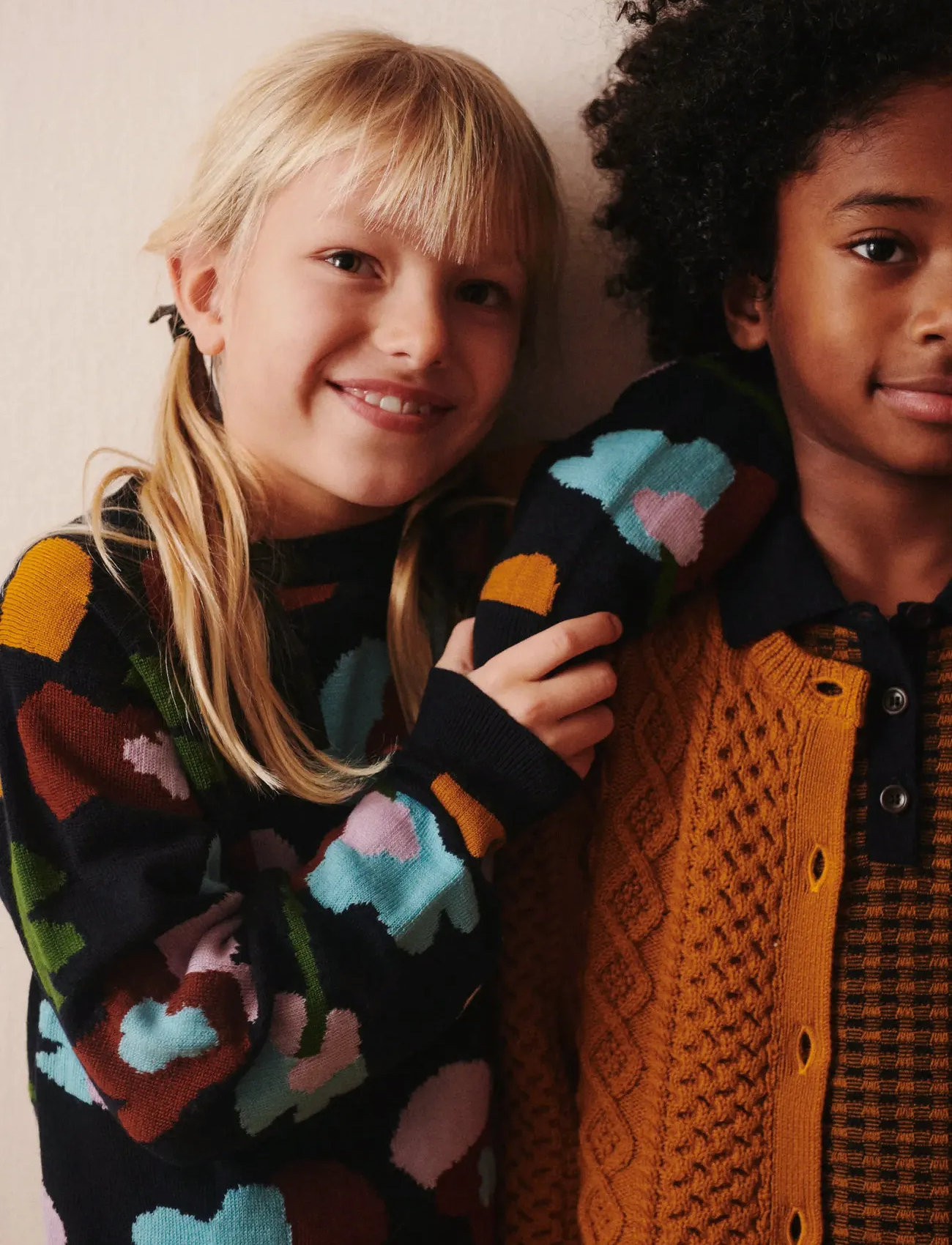 FUB Baby Jaquard Sweater, 68, Multi/patterned, Strik > Pullovere, Børn