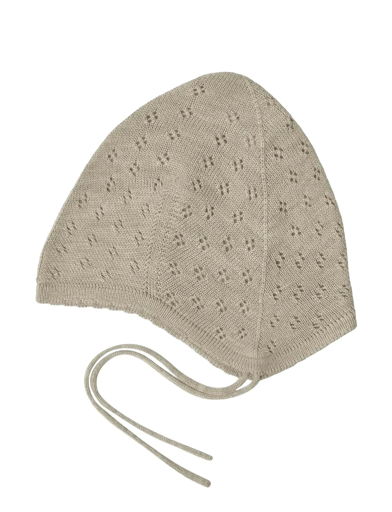 FUB Baby Pointelle Hat Beige - 68/74 - Kinder