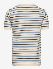FUB - Striped T-shirt - t-shirts à manches courtes - ecru/cloudy blue - 1