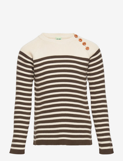 Sweater - tröjor - ecru/chocolate