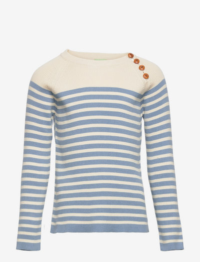 Sweater - tröjor - ecru/cloudy blue