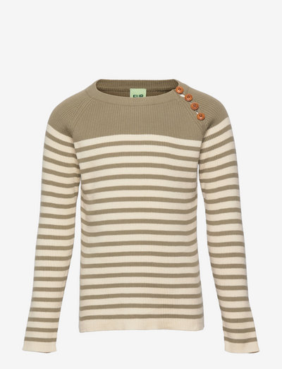 Sweater - tröjor - sage/ecru