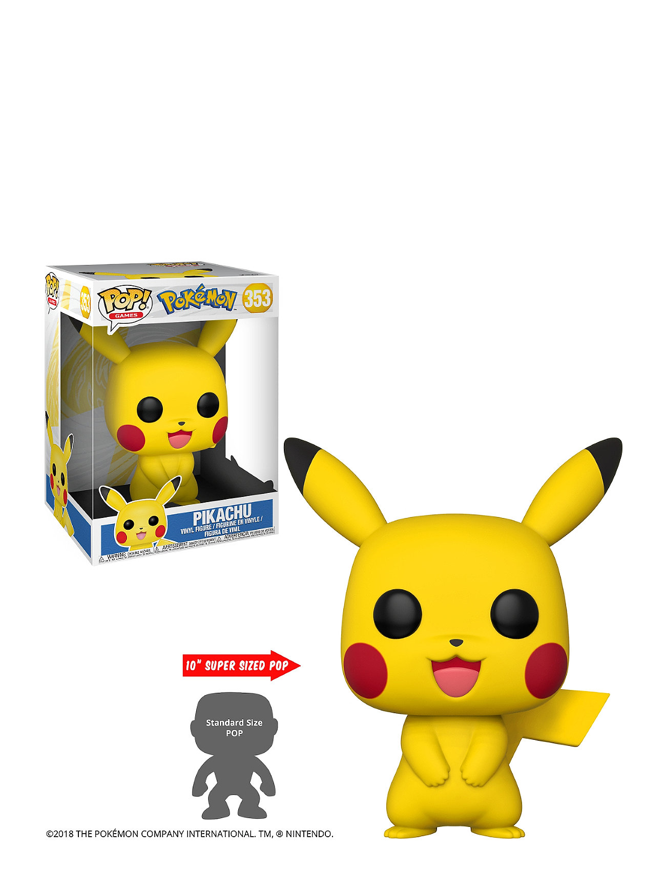 Funko Funko! Pop 10 Pokemon S1 Pikachu – actionfigurer – shop på Booztlet