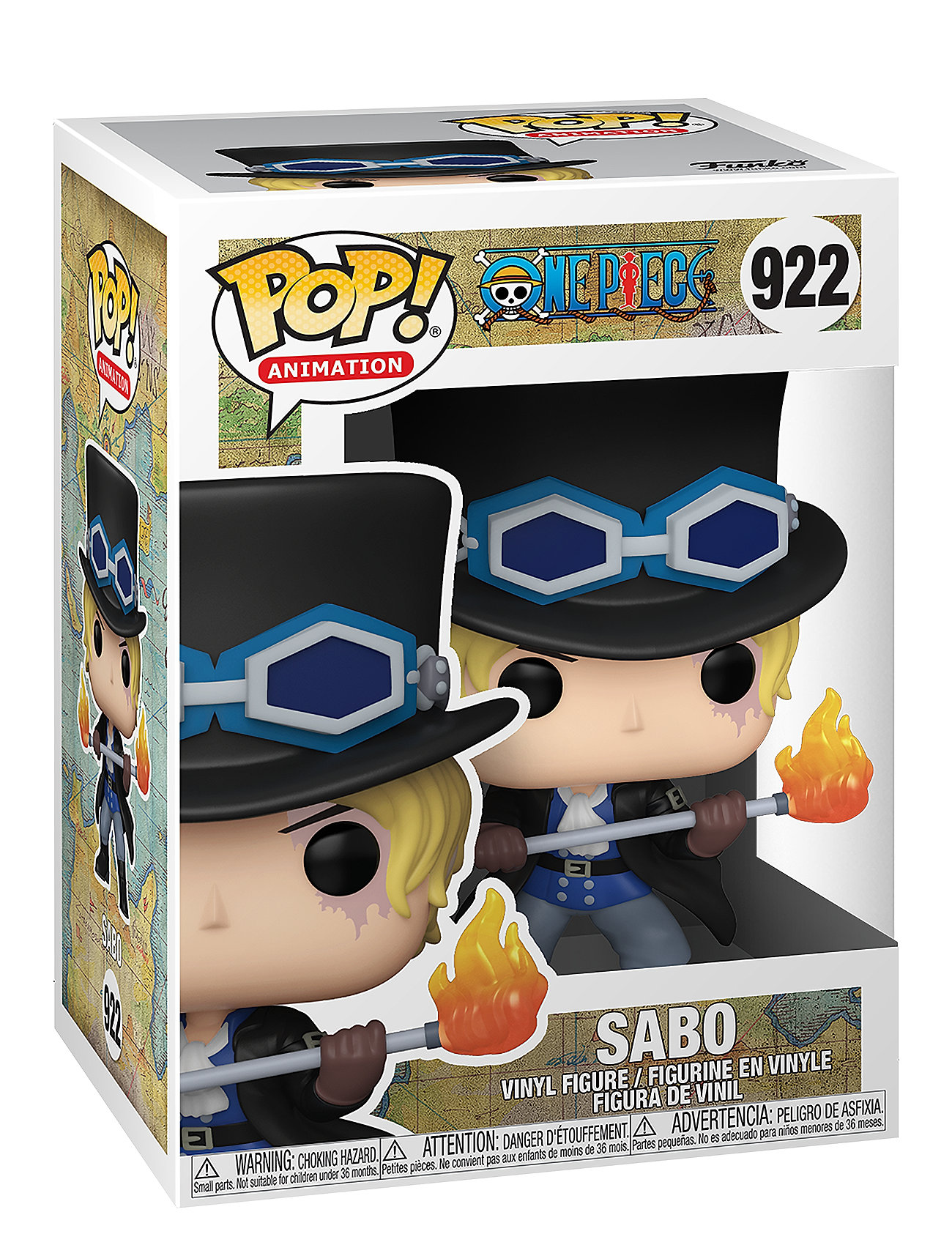 Funko! Pop Vinyl Piece Sabo Toys Playsets & Action Figures Action Figures Multi/patterned Funko