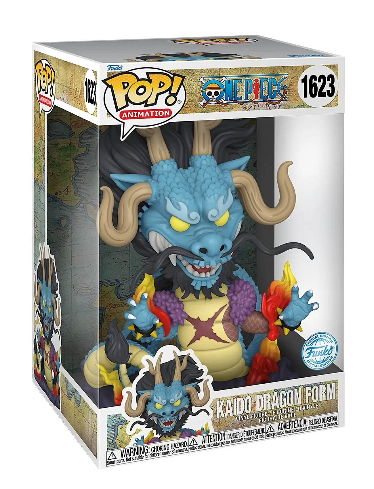 Funko Funko Pop 10" One Piece Kaido As Dragon, One Size, Blue, Legesæt Og Actionfigurer > Film- Og Eventyrfigurer, Børn
