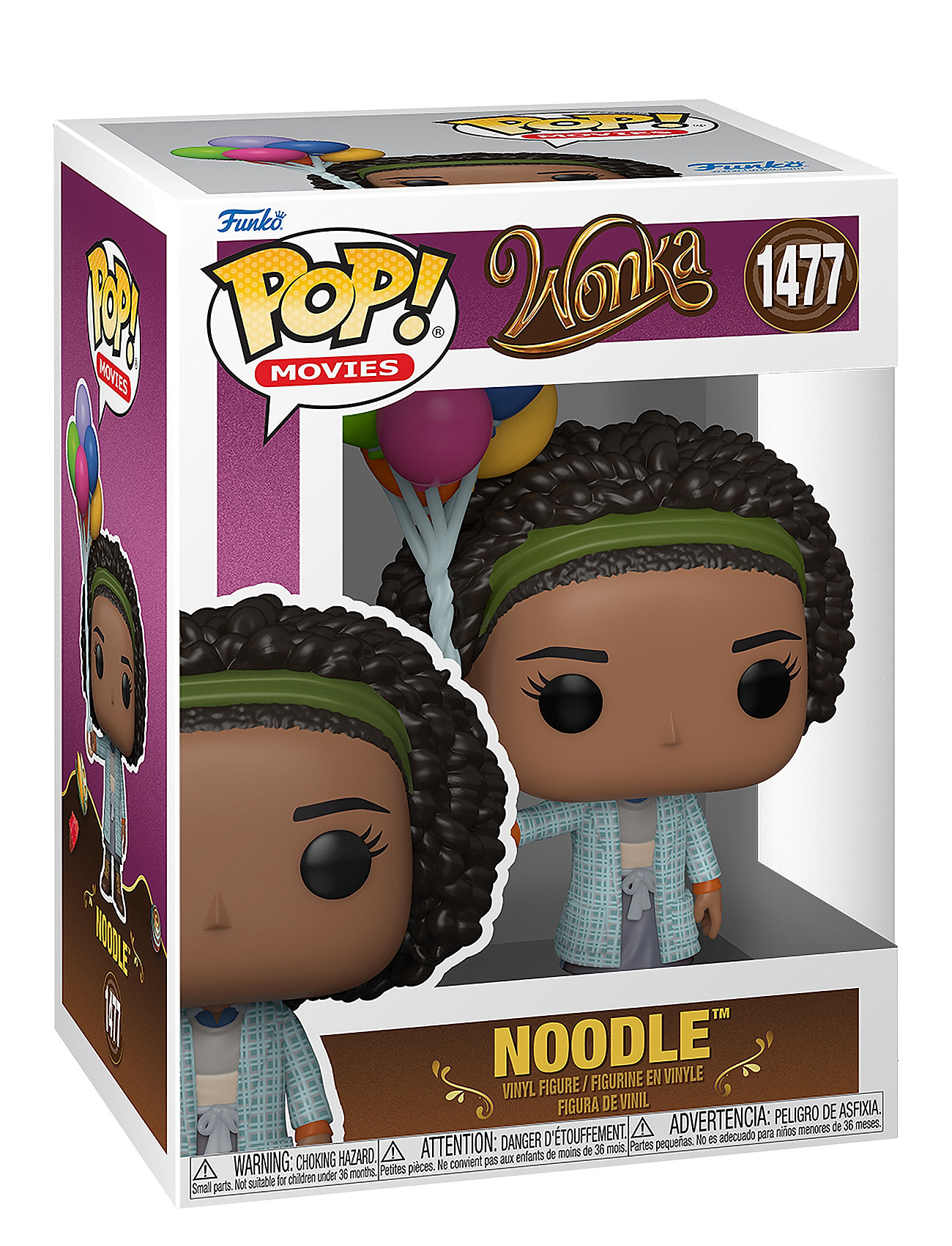 Funko! Pop Vinyl Willy Wonka Noodle Toys Playsets & Action Figures Movies & Fairy Tale Characters Multi/patterned Funko