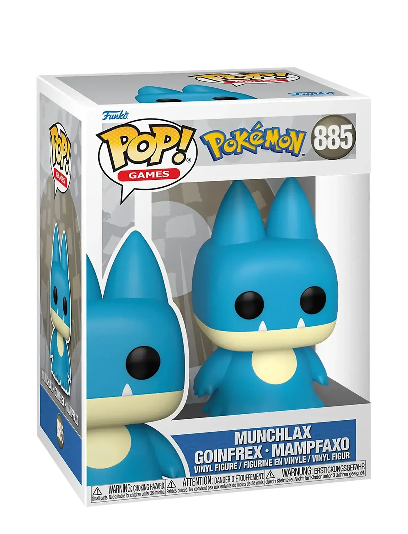 Funko Funko Pop Vinyl Pokemon Munchlax, One Size, Blue, Legesæt Og Actionfigurer > Legesæt, Børn