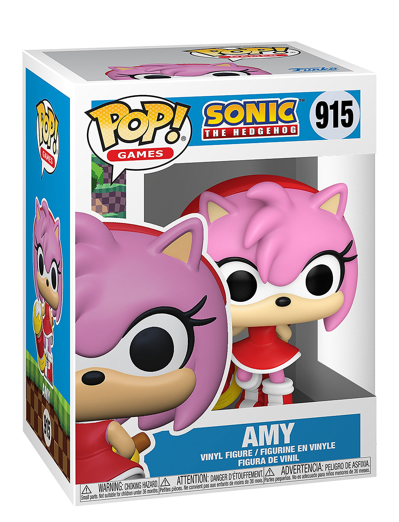 Funko! Pop Vinyl Sonic Amy Rose Toys Playsets & Action Figures Movies & Fairy Tale Characters Multi/patterned Funko