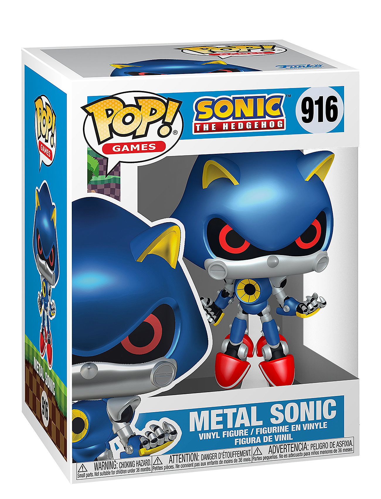 Funko! Pop Vinyl Sonic Metal Sonic Toys Playsets & Action Figures Movies & Fairy Tale Characters Multi/patterned Funko