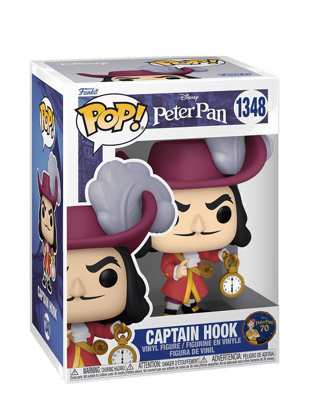 Funko Pop Vinyl Peter Pan Captain Hook Toys Playsets & Action Figures Movies & Fairy Tale Characters Multi/patterned Funko