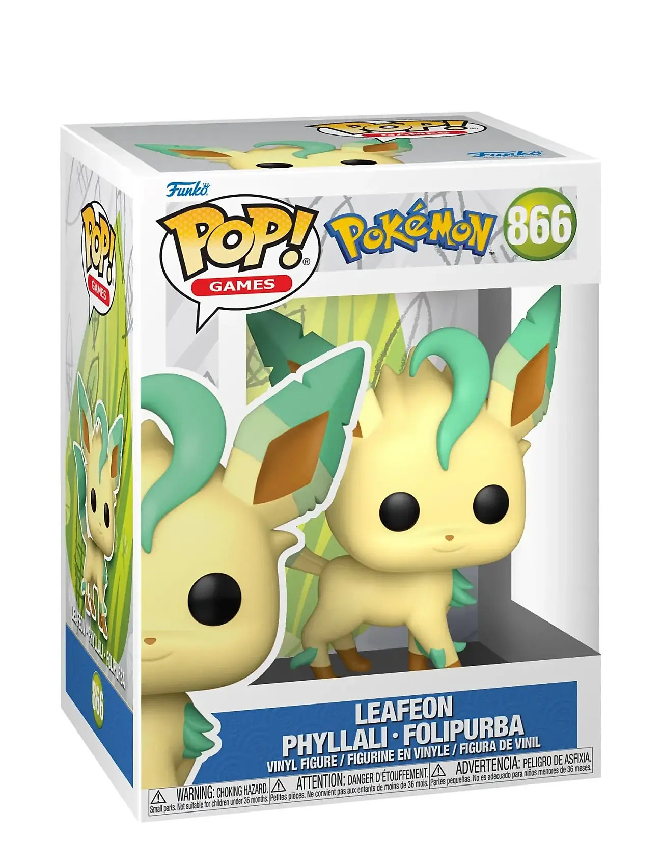 Funko Funko Pop Vinyl Pokemon Leafeon, One Size, Yellow, Legesæt Og Actionfigurer > Actionfigurer, Børn