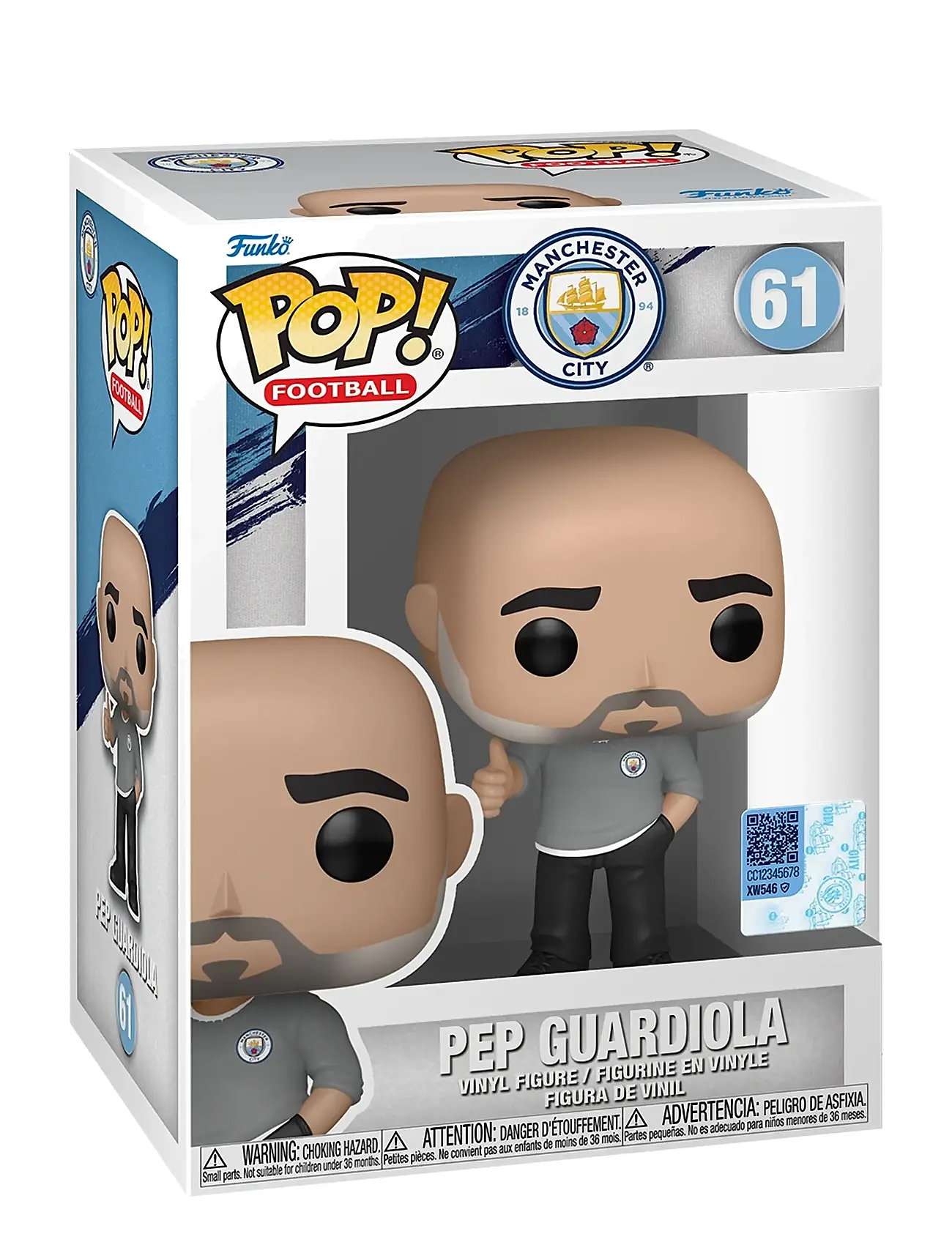 Funko Funko Pop Vinyl Mancity Pep Guardiola, One Size, Grey, Legesæt Og Actionfigurer > Actionfigurer, Børn