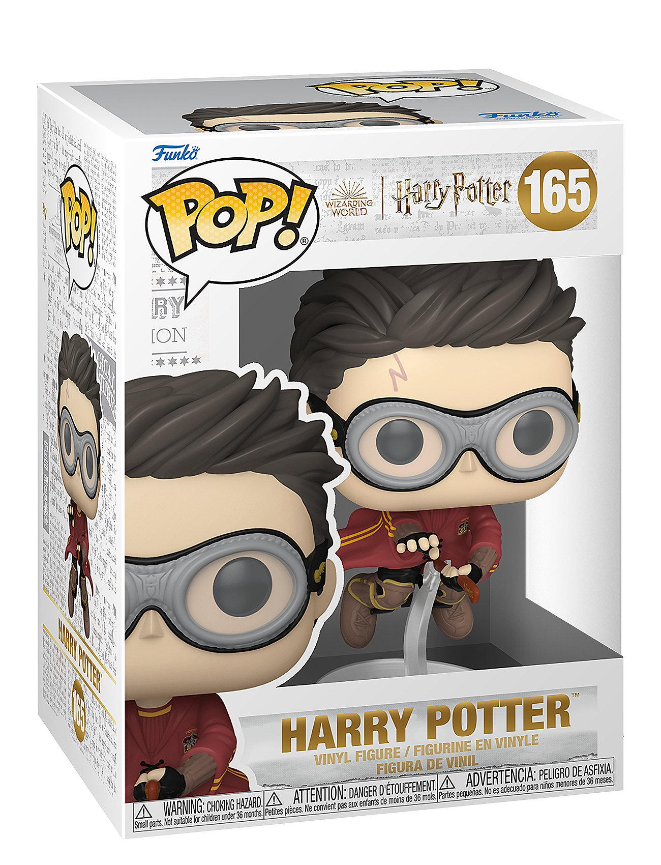 Funko! Pop Vinyl Hp Harry W/Broom Toys Playsets & Action Figures Movies & Fairy Tale Characters Multi/patterned Funko