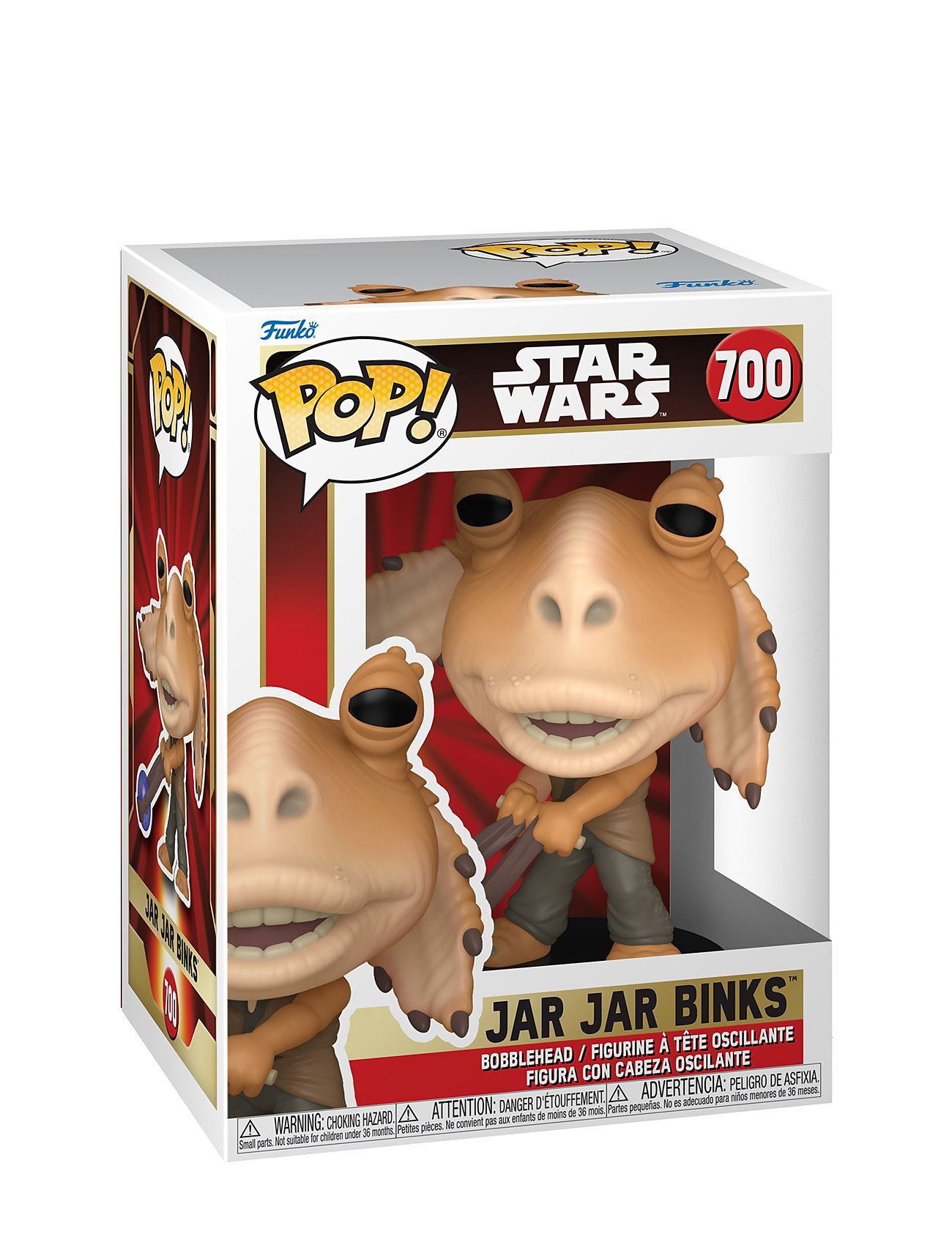 Funko! Pop Vinyl Sw Jar Binks W/ Booma Balls Toys Playsets & Action Figures Movies & Fairy Tale Characters Multi/patterned Funko