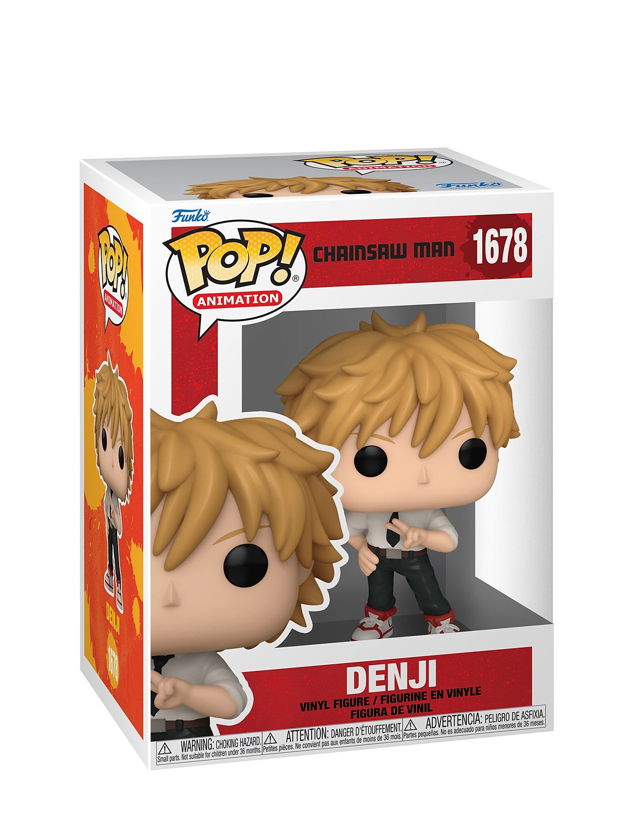 Funko Pop Vinyl Chainsaw Man Denji Toys Playsets & Action Figures Action Figures Multi/patterned Funko