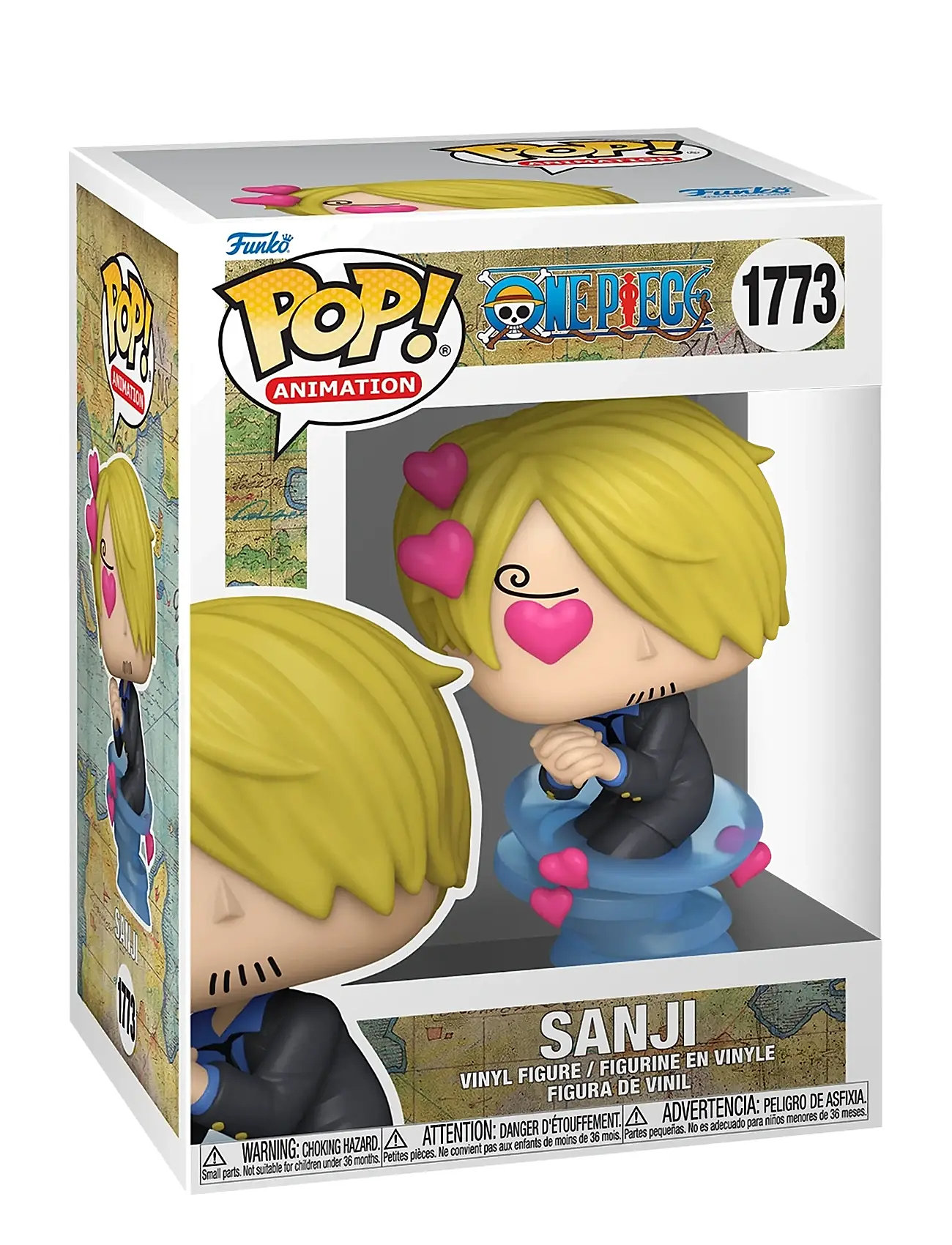 Funko Funko Pop Vinyl Op(Refresh)- Sanji, One Size, Yellow, Legesæt Og Actionfigurer > Actionfigurer, Børn