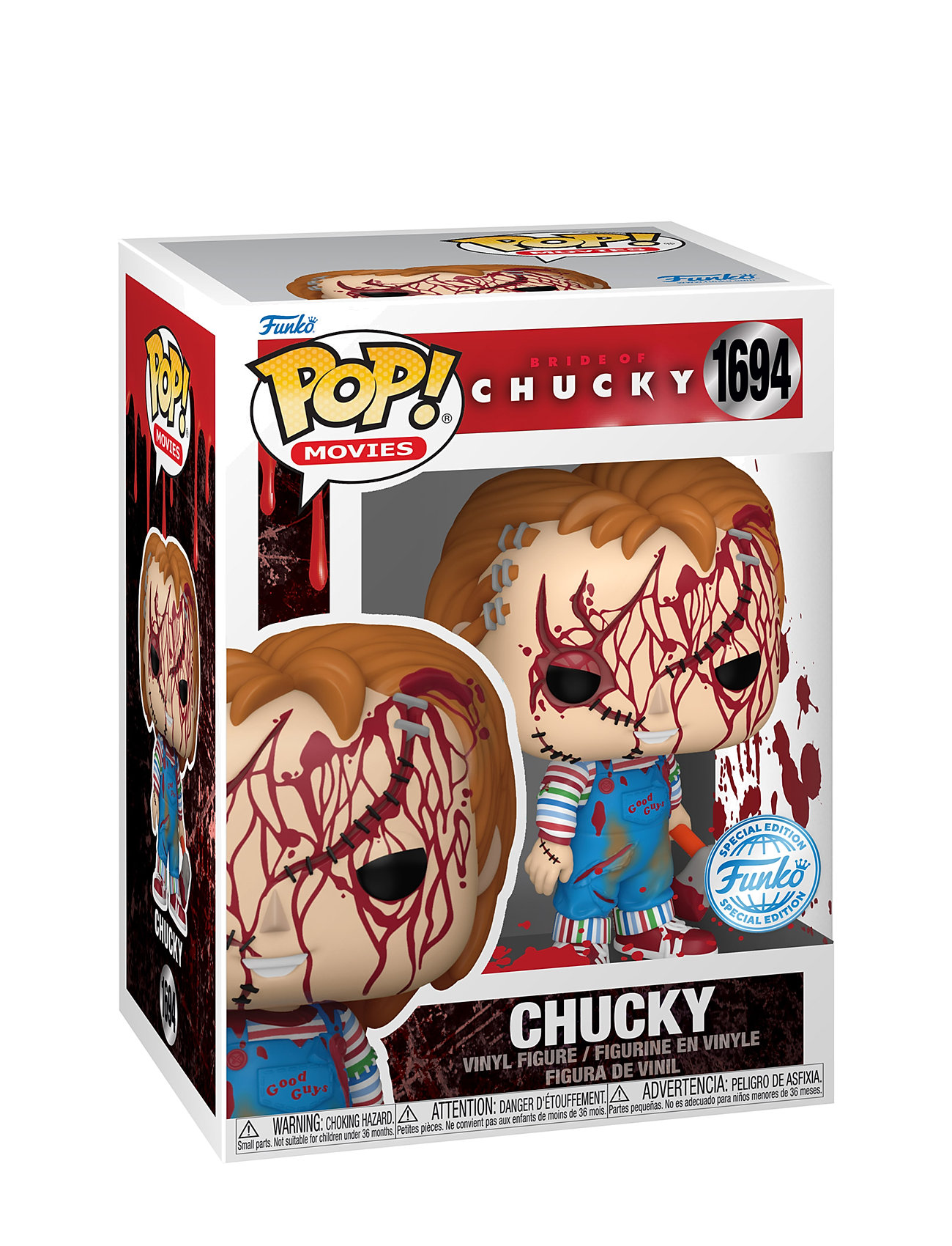 Funko Pop Vinyl Excl Bride Of Chucky Chucky Toys Playsets & Action Figures Action Figures Multi/patterned Funko