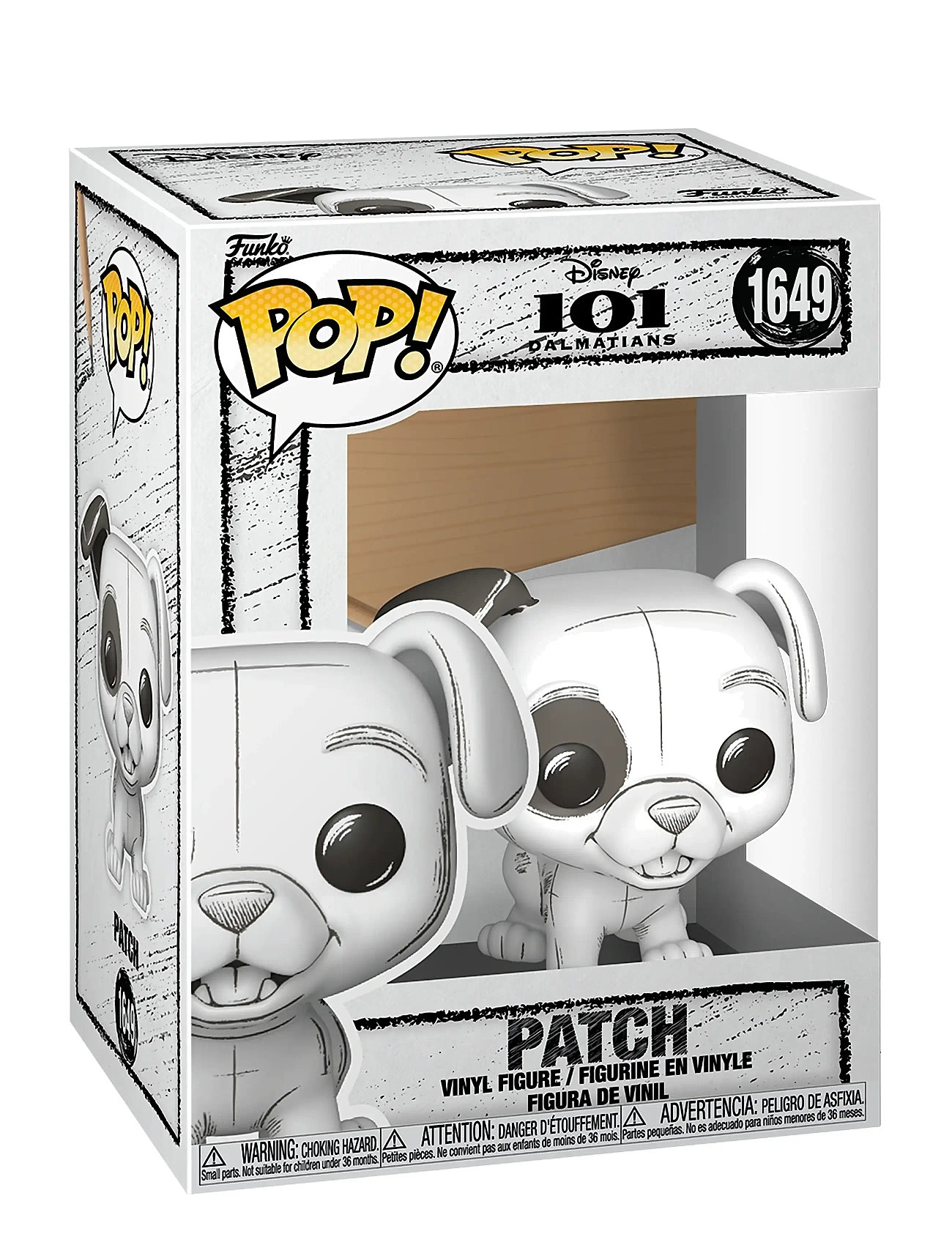 Funko Funko Pop Vinyl Sketched - Patch, One Size, White, Legesæt Og Actionfigurer > Actionfigurer, Børn