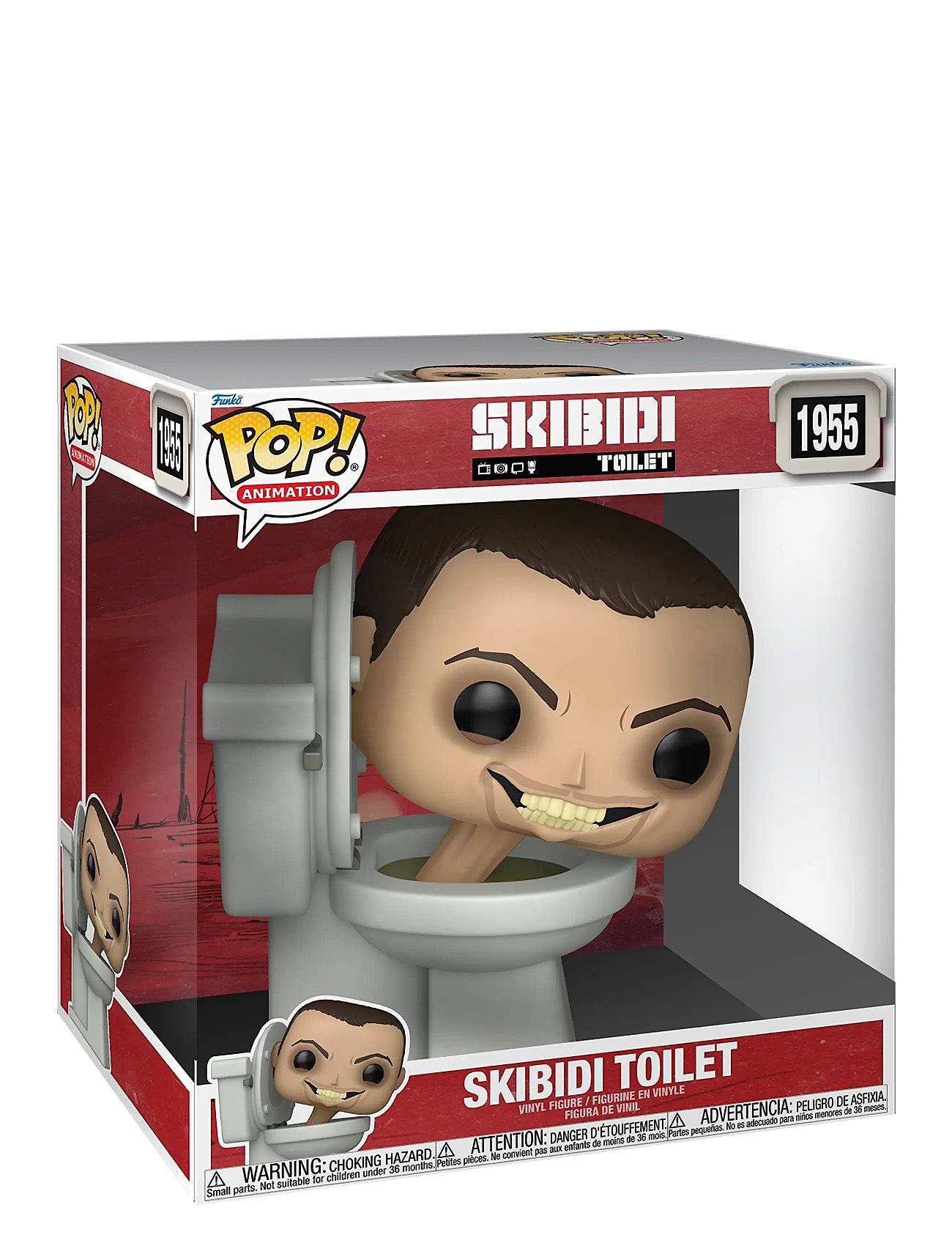 Funko Funko Pop 10" Skibidi Toilet, One Size, Grey, Legesæt Og Actionfigurer > Actionfigurer, Børn