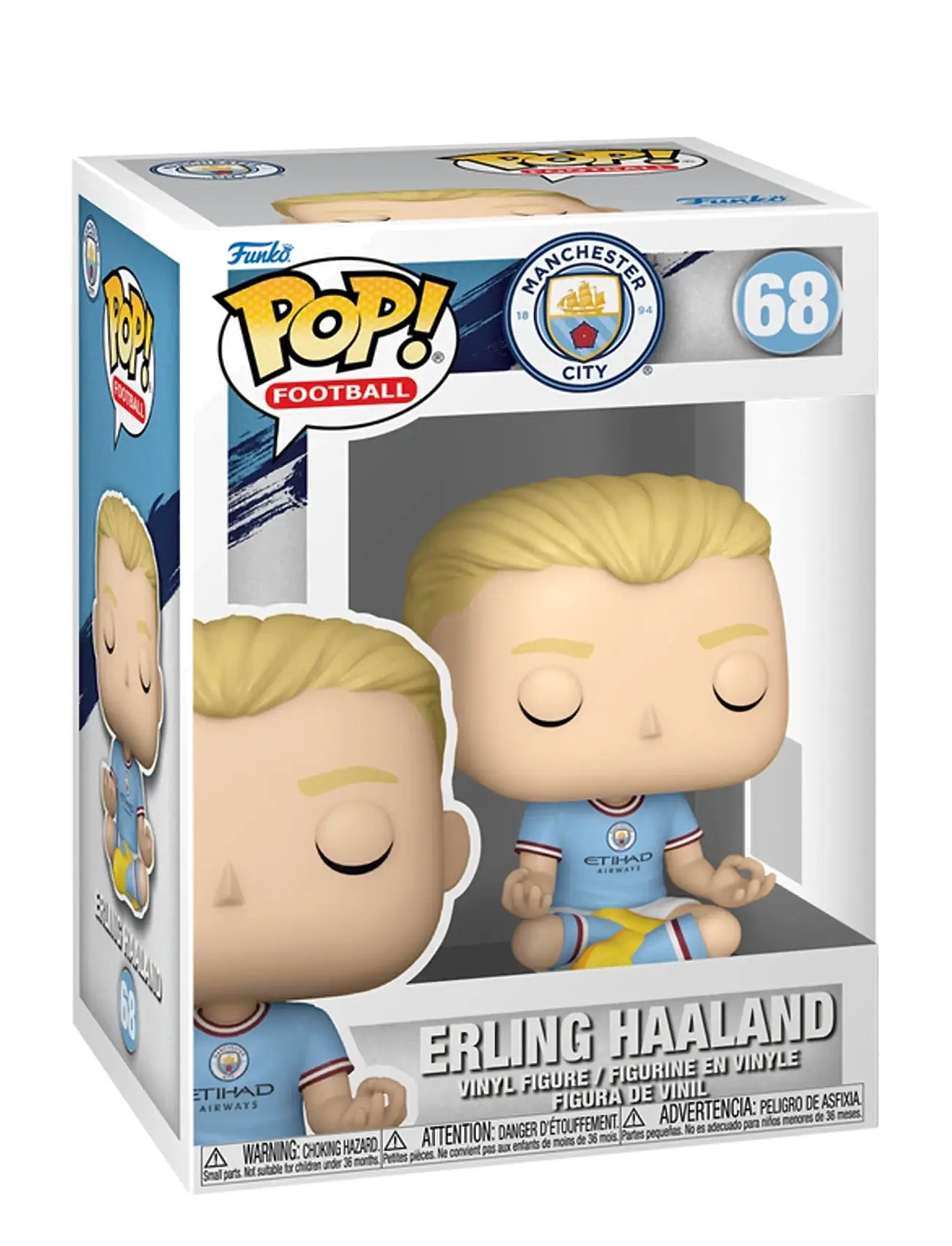 Funko Funko Pop Vinyl Mci Erling Haaland, One Size, Blue, Legesæt Og Actionfigurer > Actionfigurer, Børn