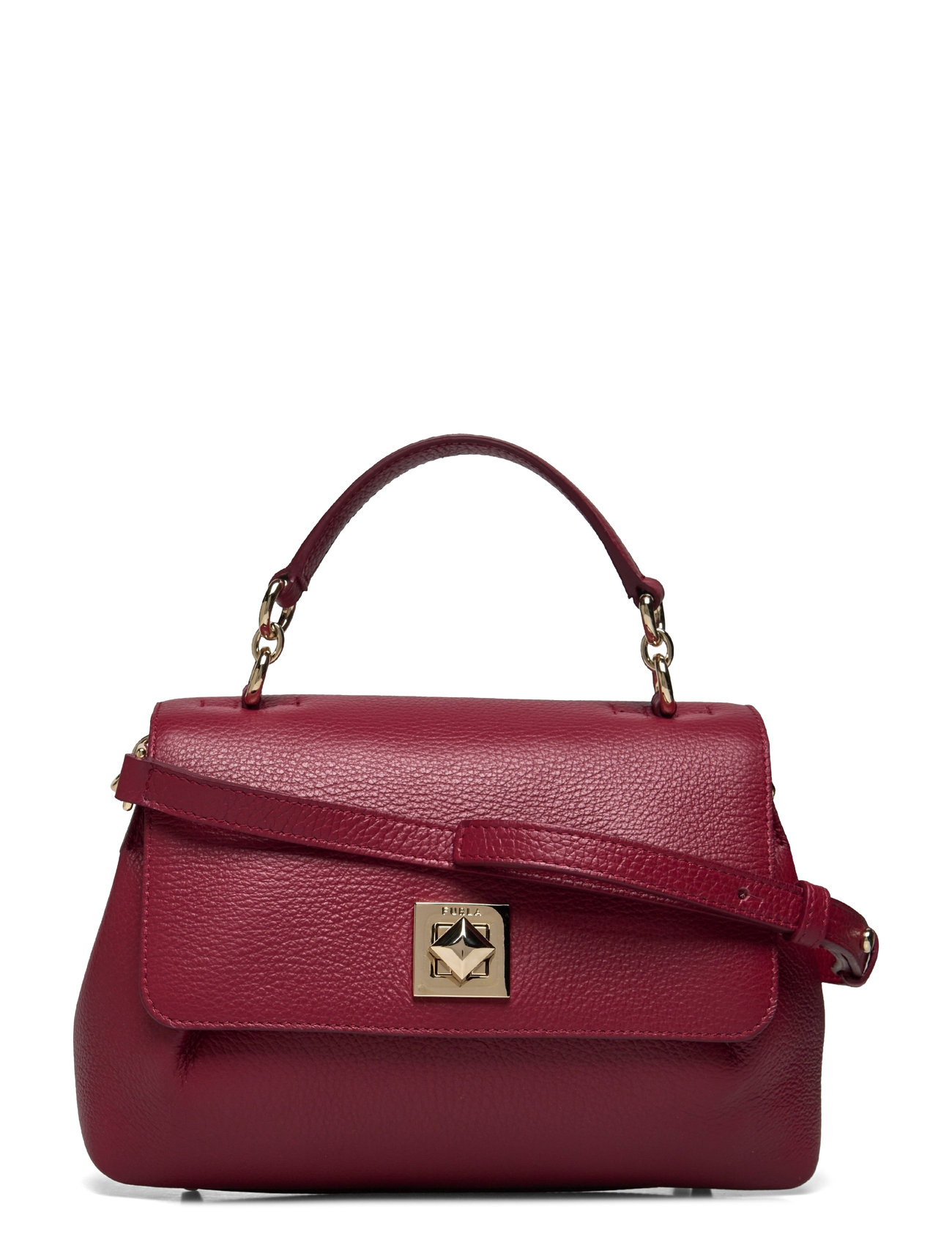 Furla Paloma S Top Handle Bags Small Shoulder Bags-crossbody Bags Burgundy Furla