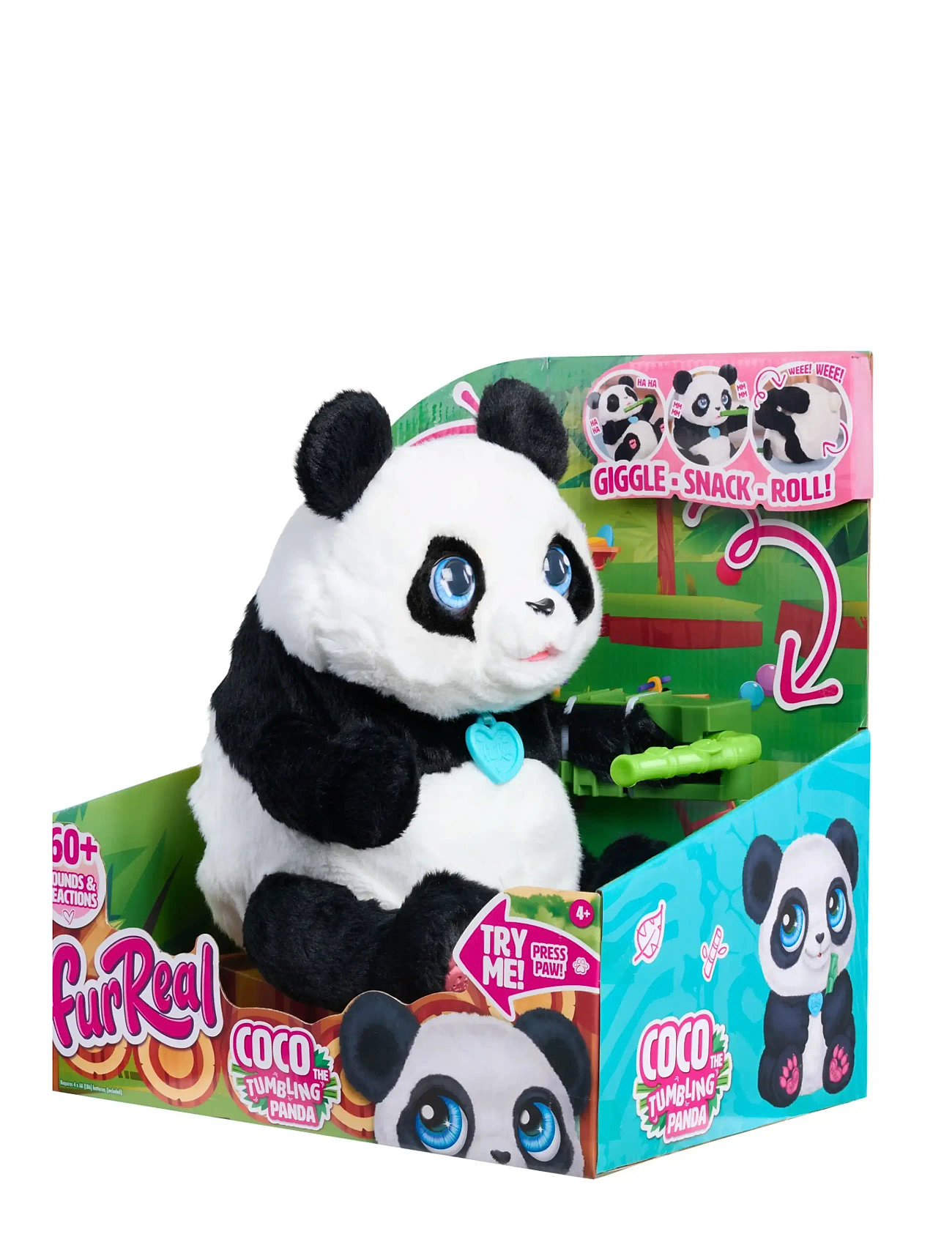 FurReal Furreal Coco The Tumbling Panda, One Size, Black, Interaktive Dyr Og Robotter > Interaktive Dyr, Børn