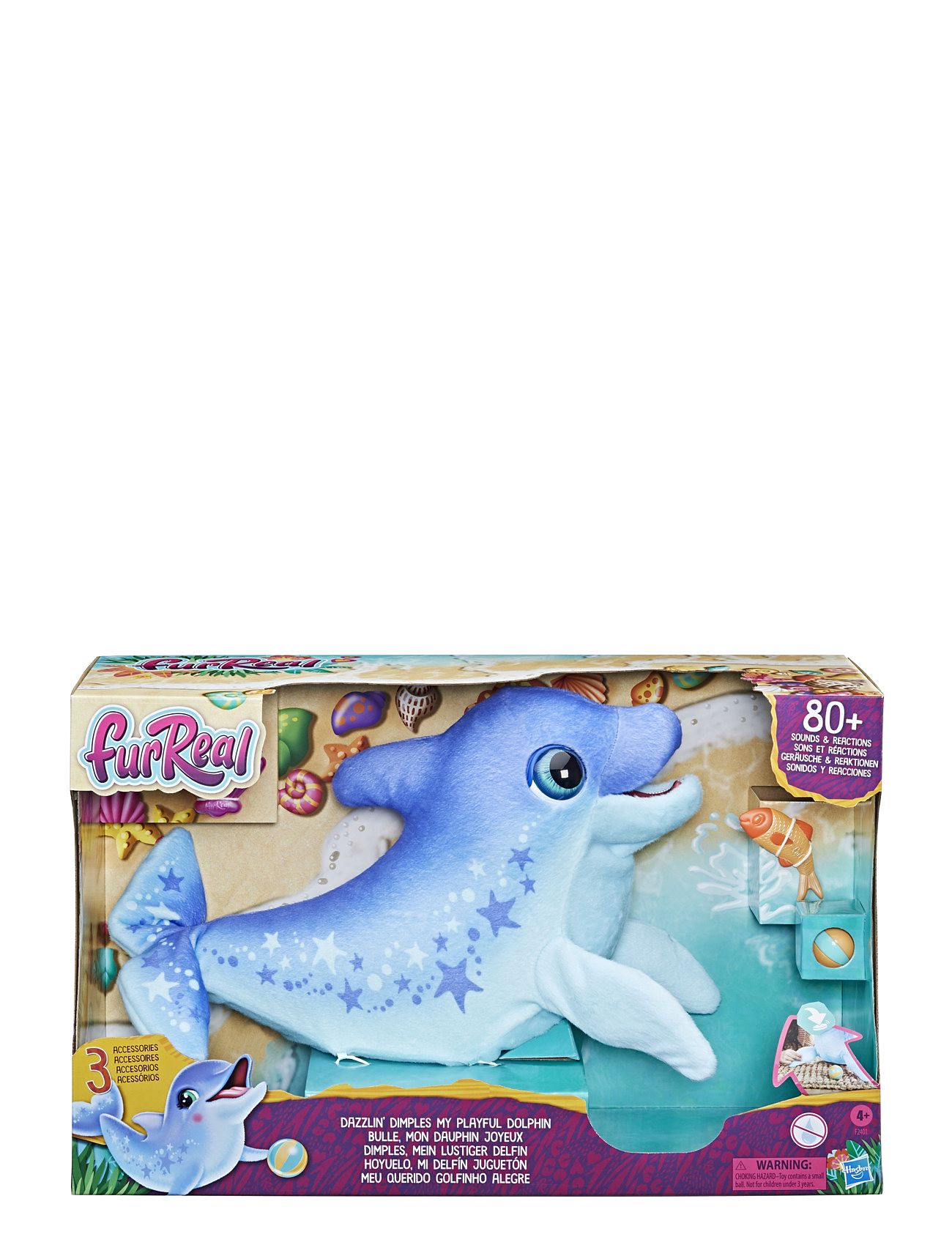 Furreal Dazzlin' Dimples My Playful Dolphin Toys Interactive Animals & Robots Interactive Animals Multi/patterned FurReal