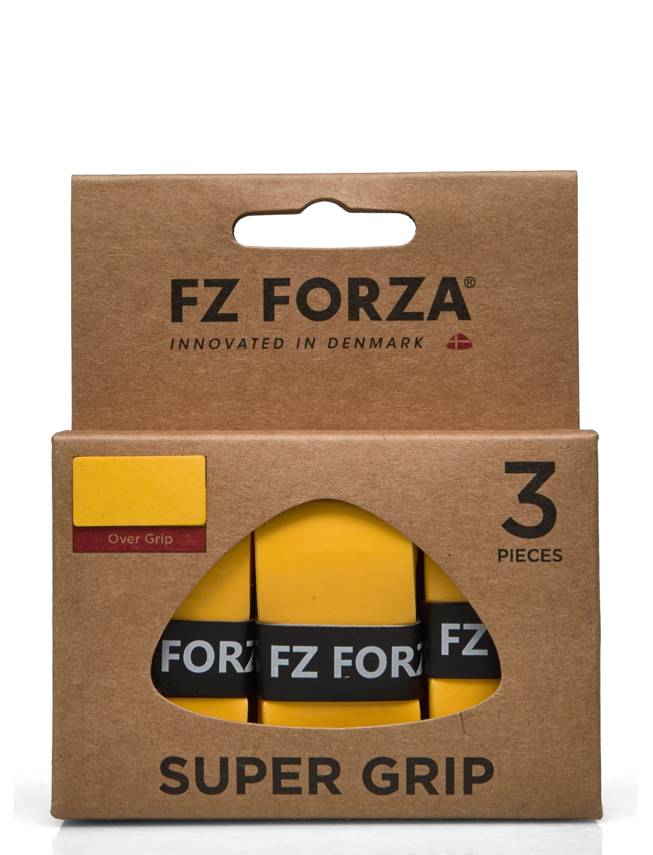 Super Grip 3Pcs. - 12X3 Box Sport Men Sport Equipment Sport Rackets & Equipment Sport Balls & Accessories Yellow FZ Forza