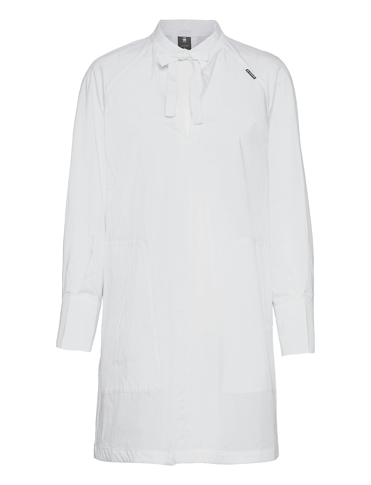 V-Neck Tunic Dress L\S White G-Star RAW