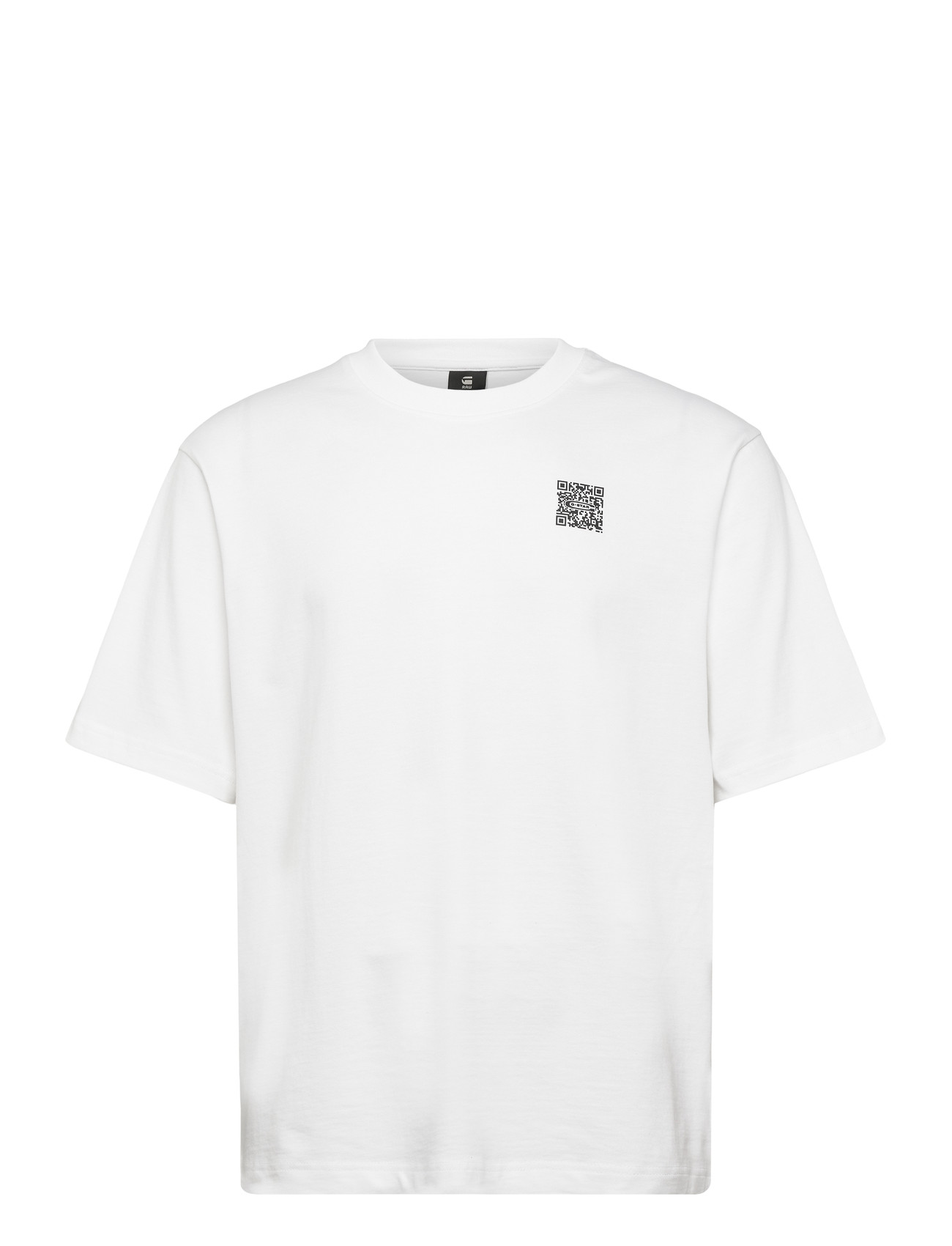 G-Star Qr Mini Maxi Boxy R T, XL, White, T-Shirts > Kortærmede, Herre