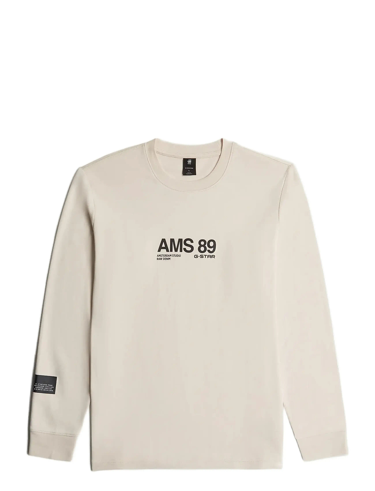 G-STAR Ams 89 L\S R T Beige - L - Herren