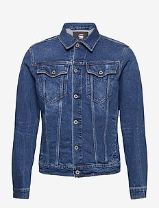 3301 Slim Jkt - kurtki jeansowe bez podszewki - faded stone