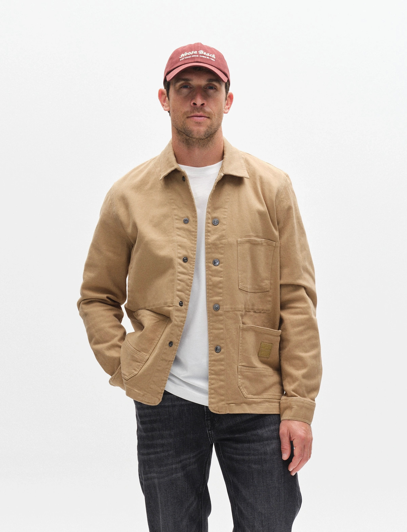 Gabba Gabbeta Twill, M, Beige, Jakker > Lette Jakker, Herre