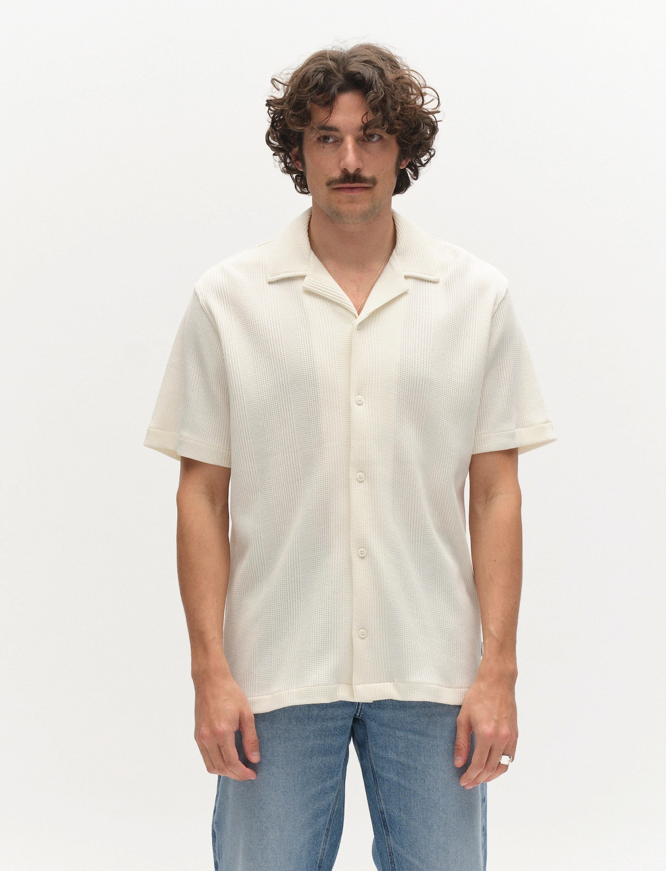 Gabba Gabvalente Wup Ss T-Shirt, L, White, Skjorter > Afslappet Shirts, Herre