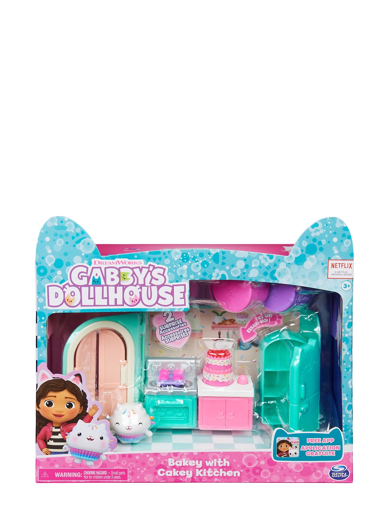 Gabby's Dollhouse Deluxe Room - Cakey's Kitchen Toys Playsets & Action Figures Play Sets Multi/patterned Gabby's Dollhouse