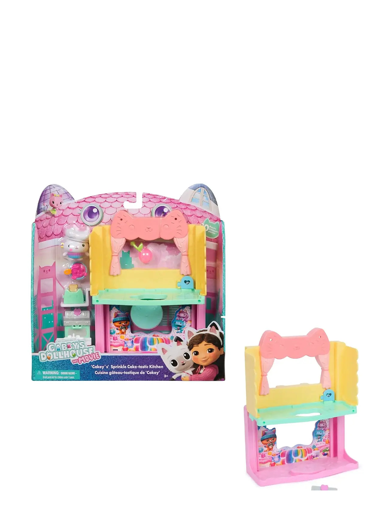 Gabby's Dollhouse Gabby's Movie Portal Rooms - Kitchen, One Size, Pink, Legesæt Og Actionfigurer > Legesæt, Børn