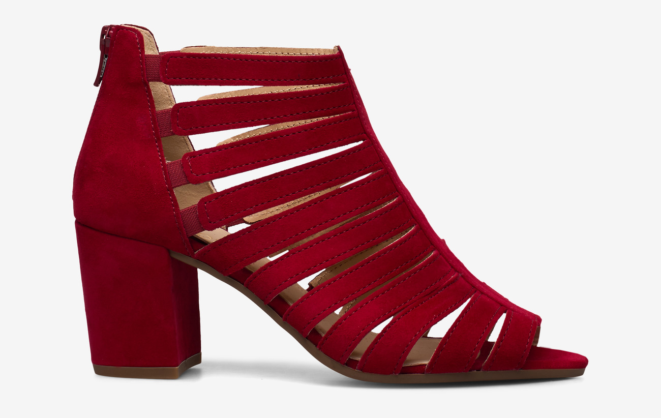 gabor red sandals