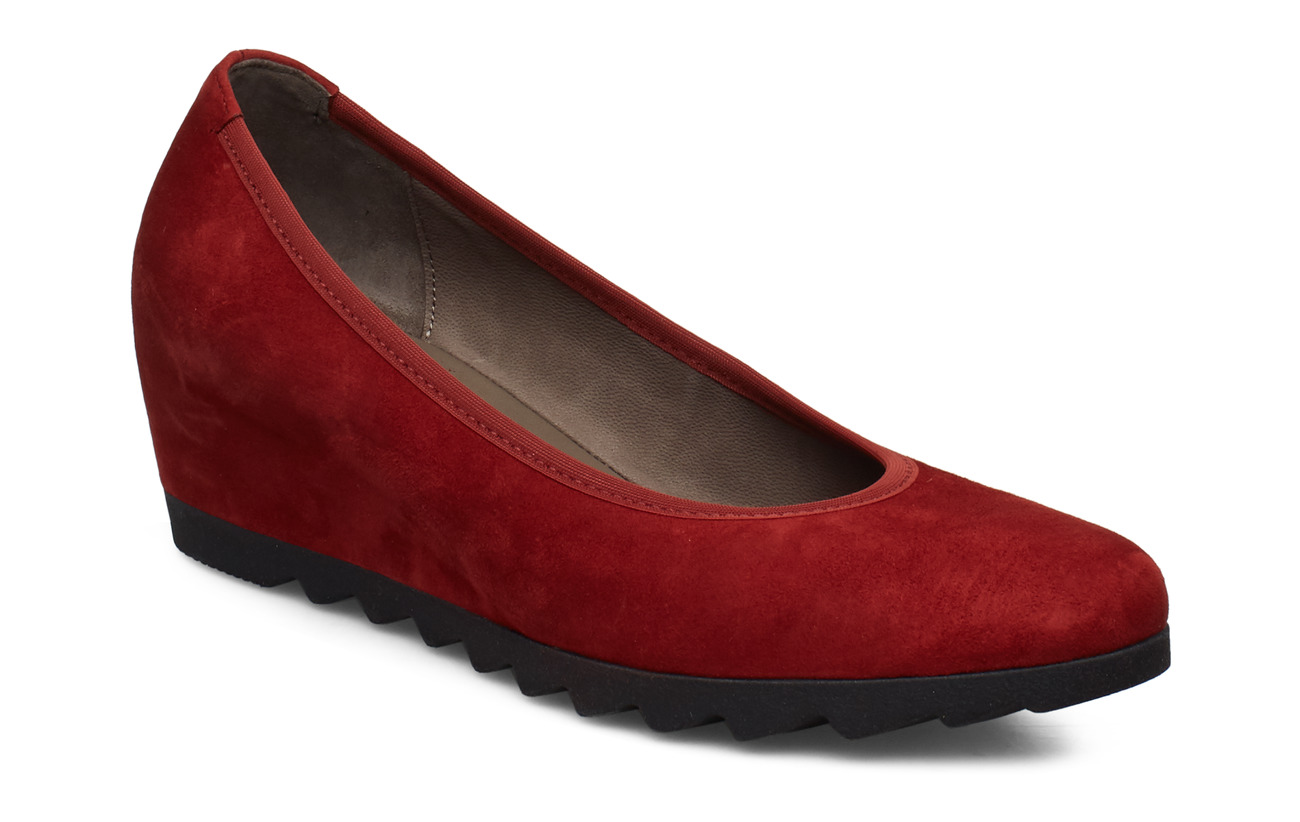 gabor red pumps