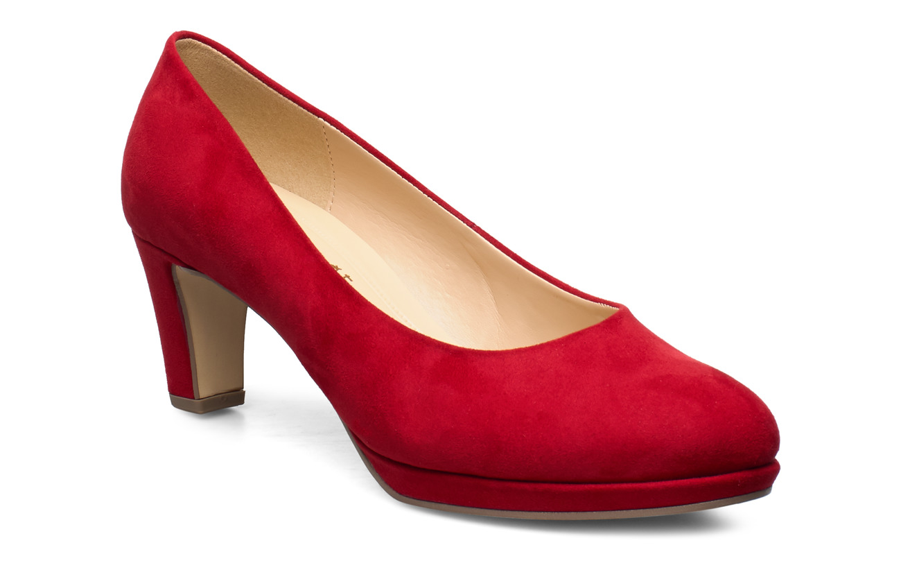 gabor red pumps