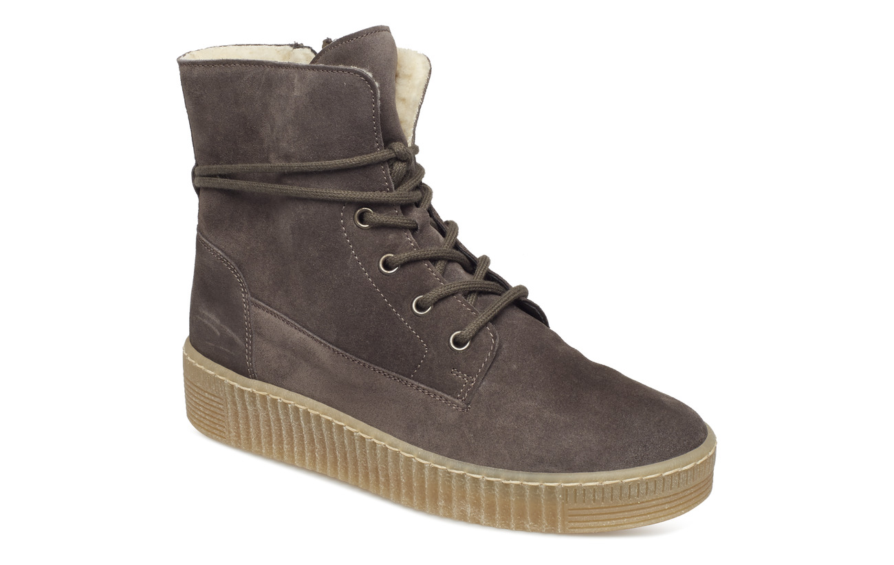 Ankle Microfutter Brown Semelle Gabor Supérieure Empeigne Tr Boot Extérieure Cuir Caoutchouc Doublure Rwpqd