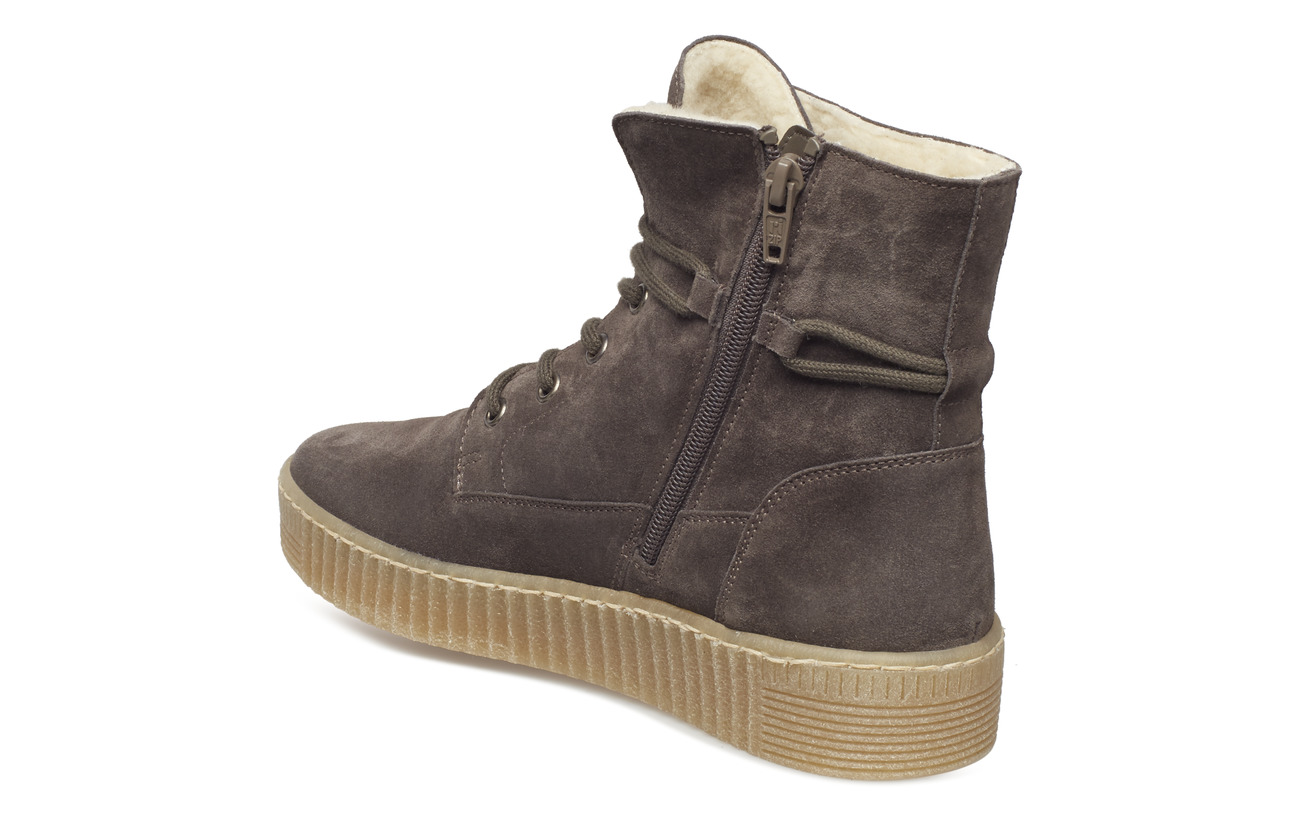 Ankle Microfutter Brown Semelle Gabor Supérieure Empeigne Tr Boot Extérieure Cuir Caoutchouc Doublure Rwpqd