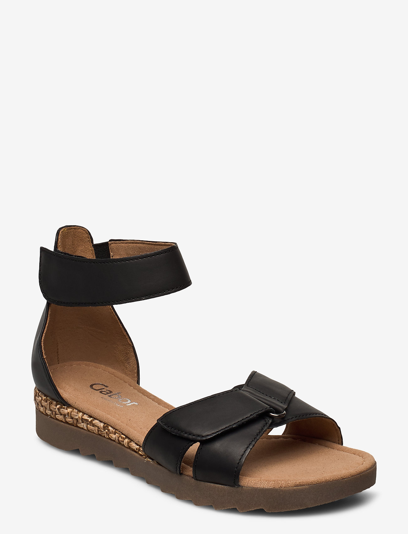 plain black sandals flat