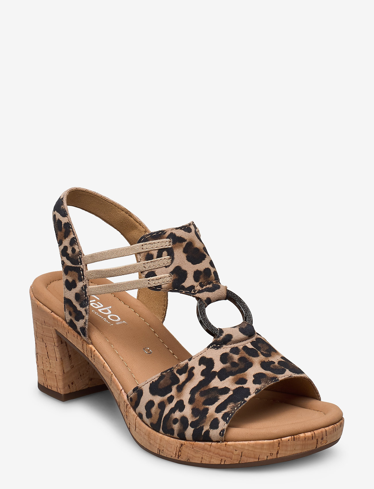 gabor leopard print sandals