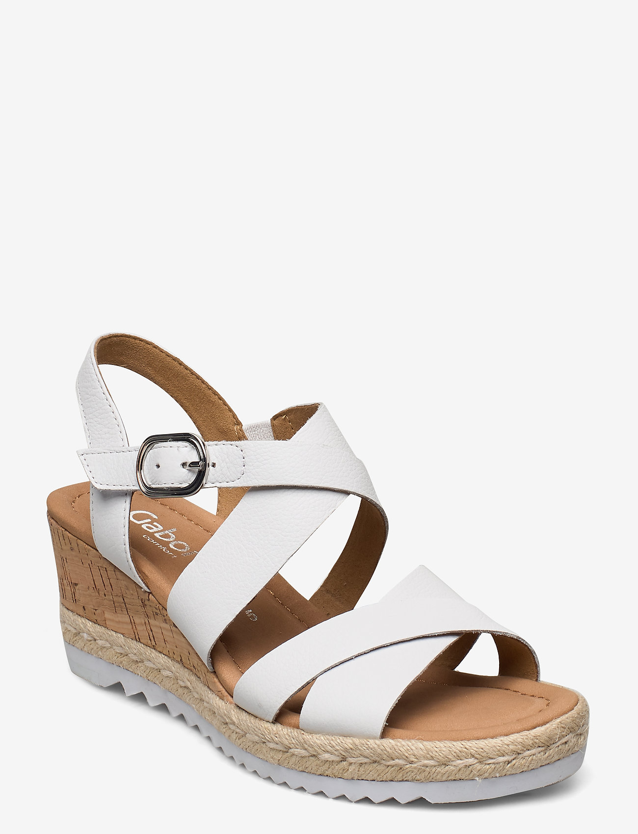 gabor white sandals