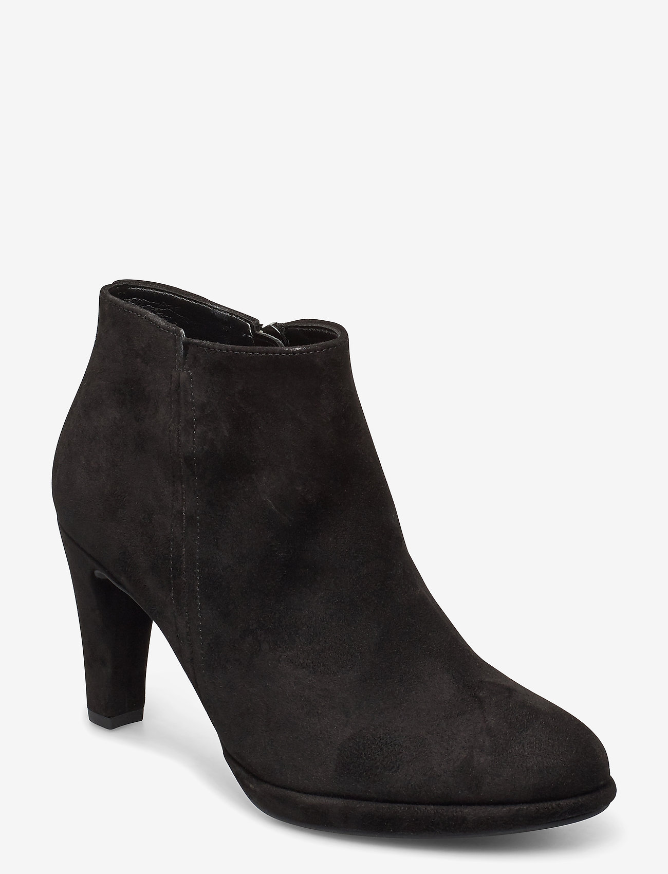gabor black suede ankle boots